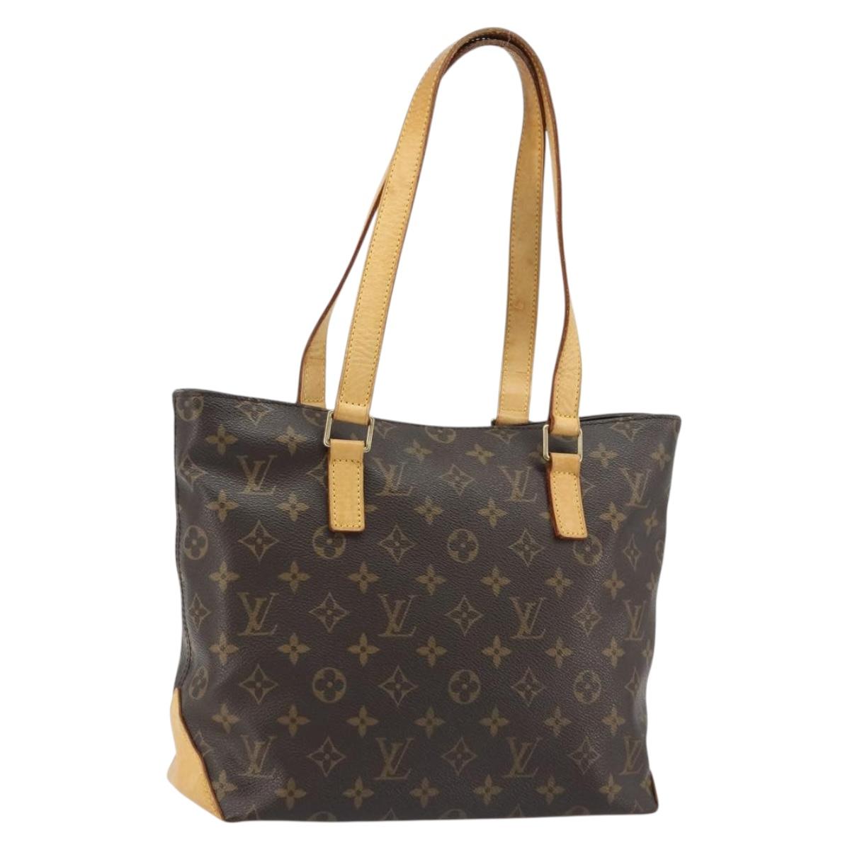 LOUIS VUITTON Monogram Cabas Piano Tote Bag M51148 LV Auth 186572