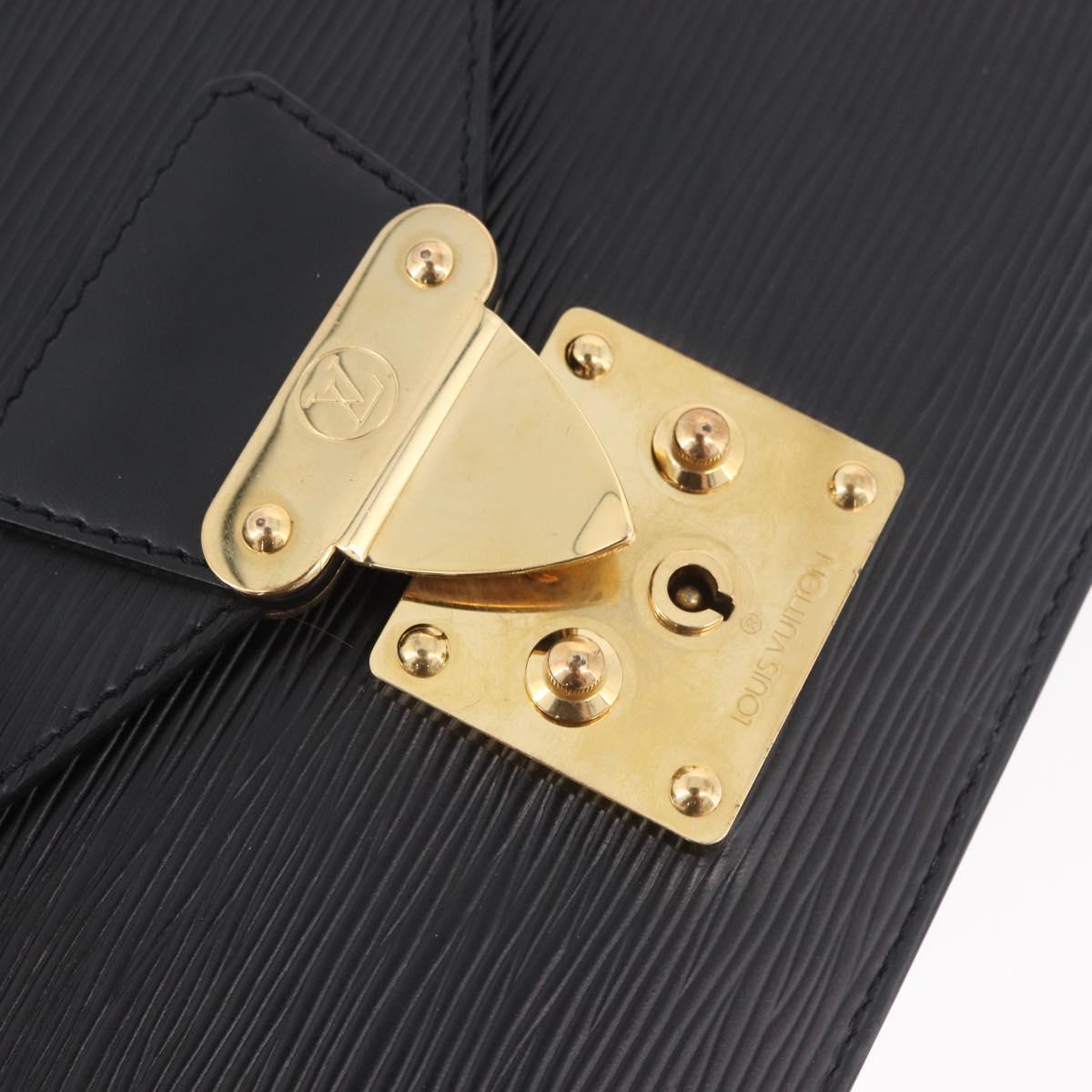 LOUIS VUITTON Epi Concorde Hand Bag Black M52132 LV Auth 186573