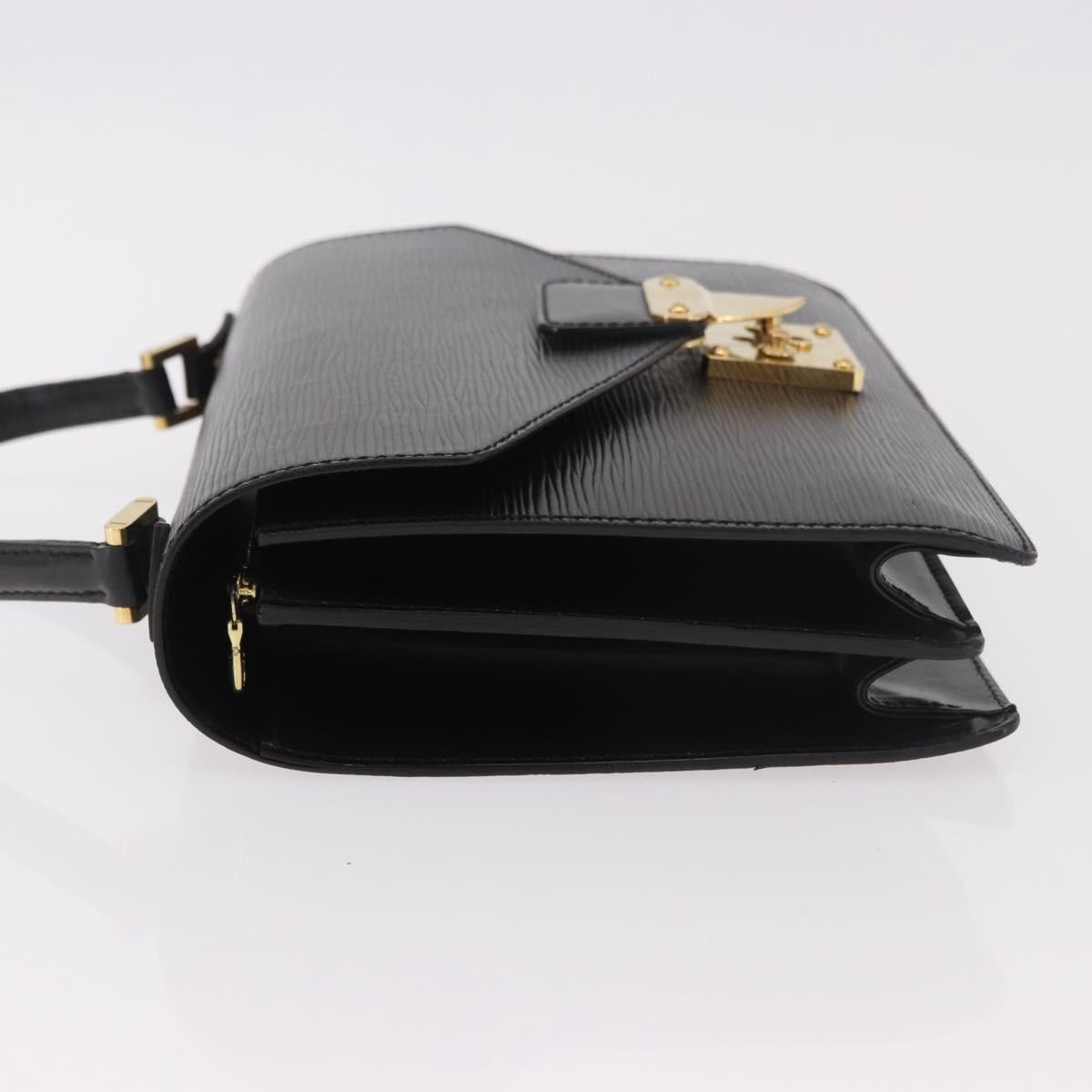 LOUIS VUITTON Epi Concorde Hand Bag Black M52132 LV Auth 186573