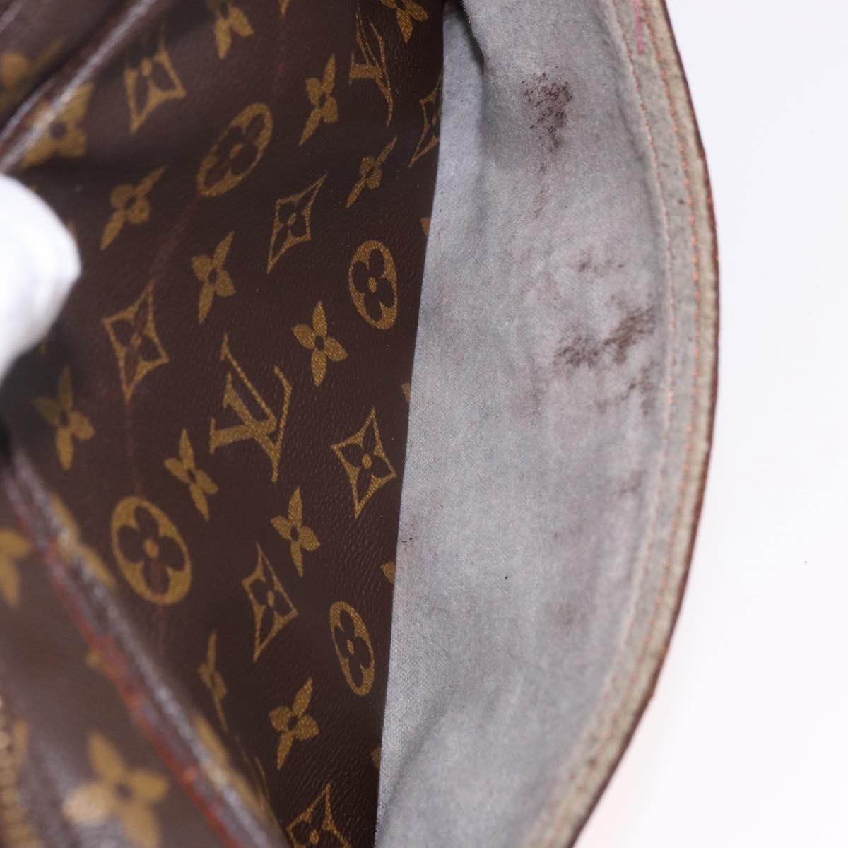 LOUIS VUITTON Monogram Compiegne 28 Clutch Bag M51845 LV Auth 186575