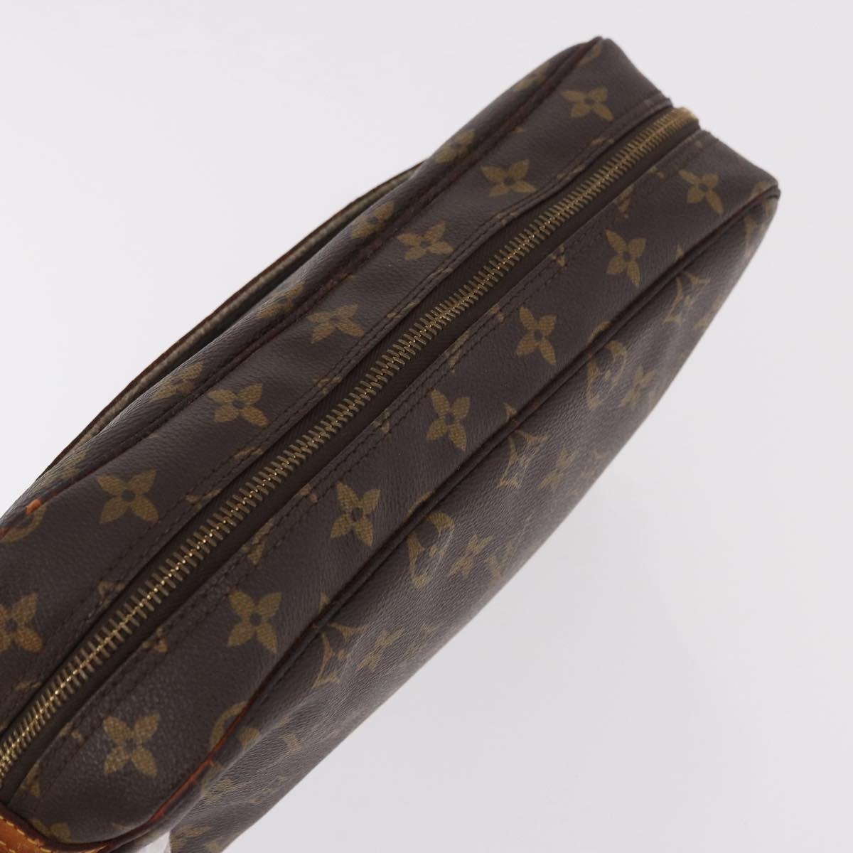 LOUIS VUITTON Monogram Compiegne 28 Clutch Bag M51845 LV Auth 186575