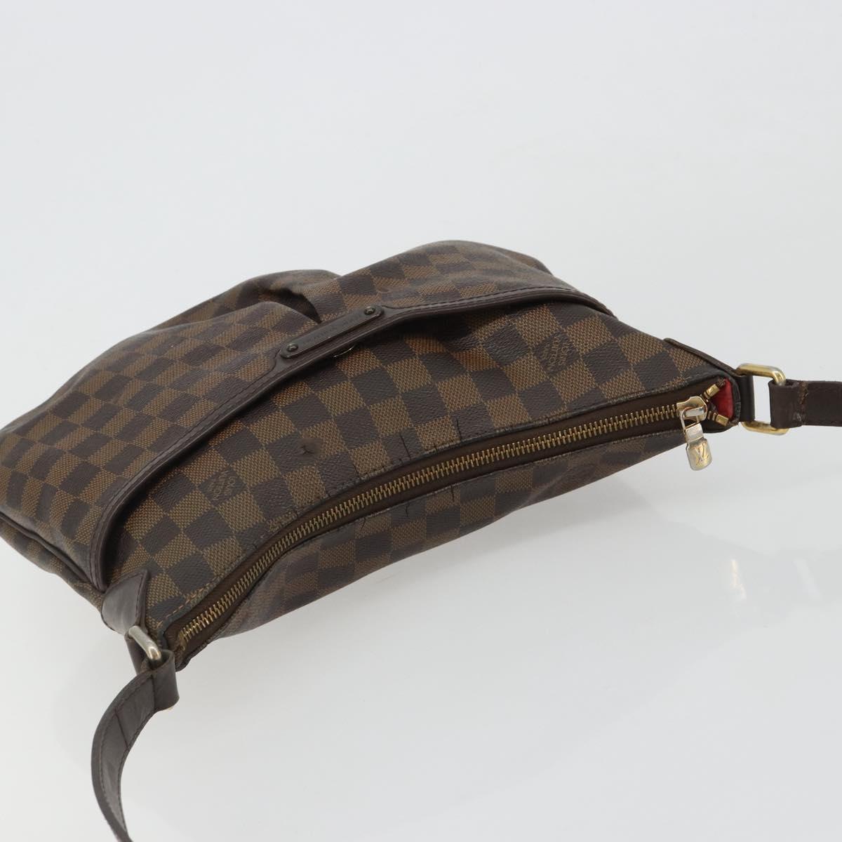 LOUIS VUITTON Damier Ebene Bloomsbury PM Shoulder Bag N42251 LV Auth 186576