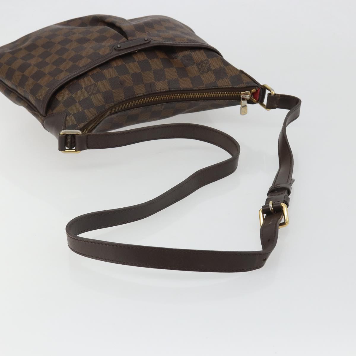 LOUIS VUITTON Damier Ebene Bloomsbury PM Shoulder Bag N42251 LV Auth 186576