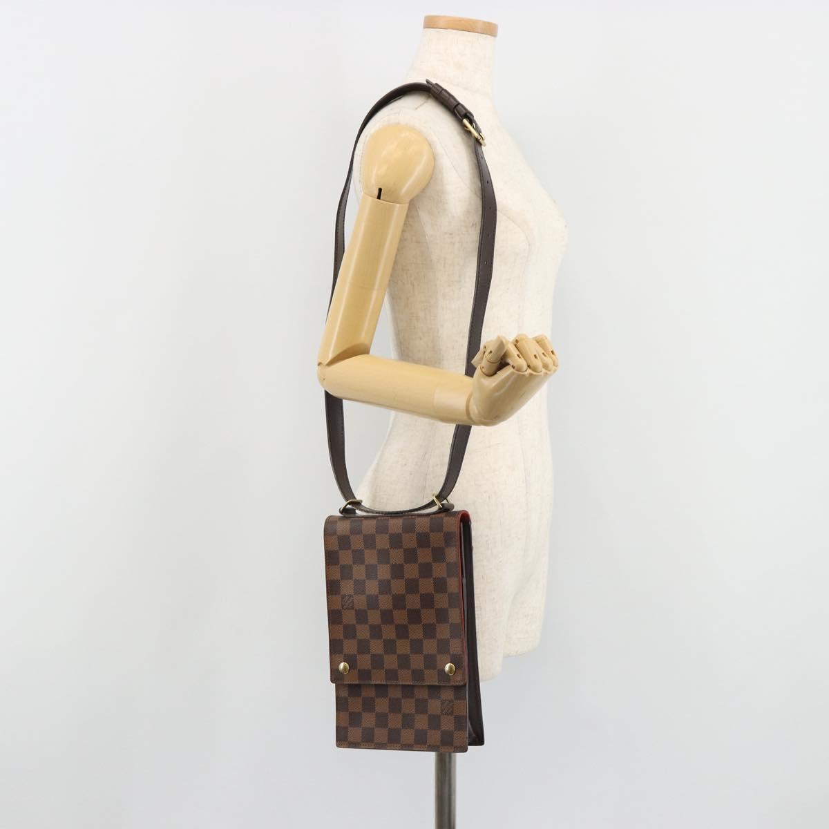 LOUIS VUITTON Damier Portello Shoulder Bag N45271 LV Auth 186577A