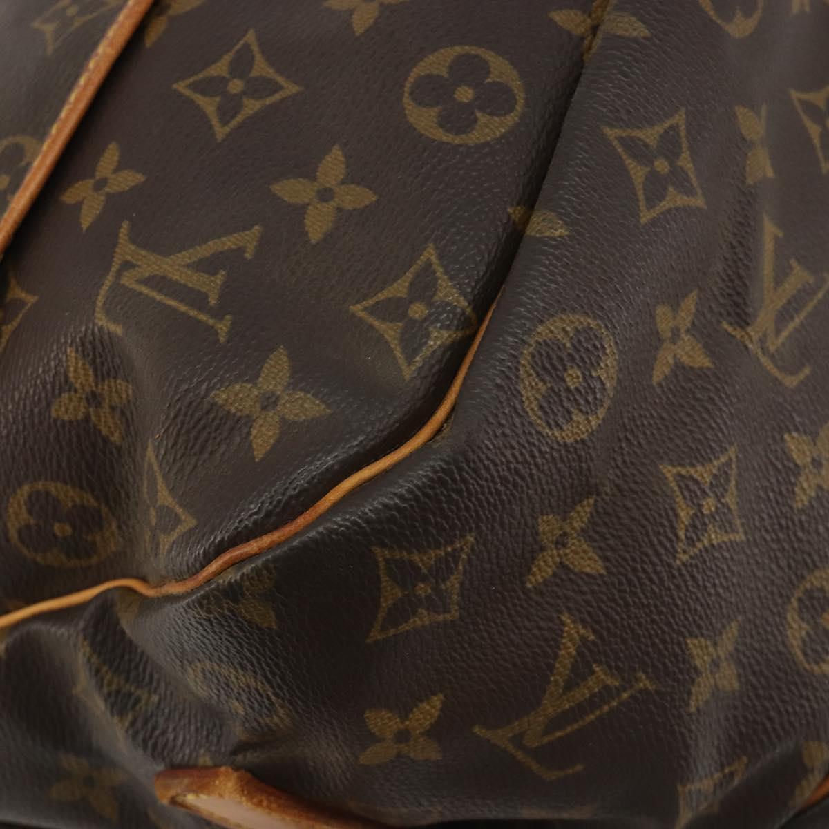 LOUIS VUITTON Monogram Saumur 35 Shoulder Bag M42254 LV Auth 186580