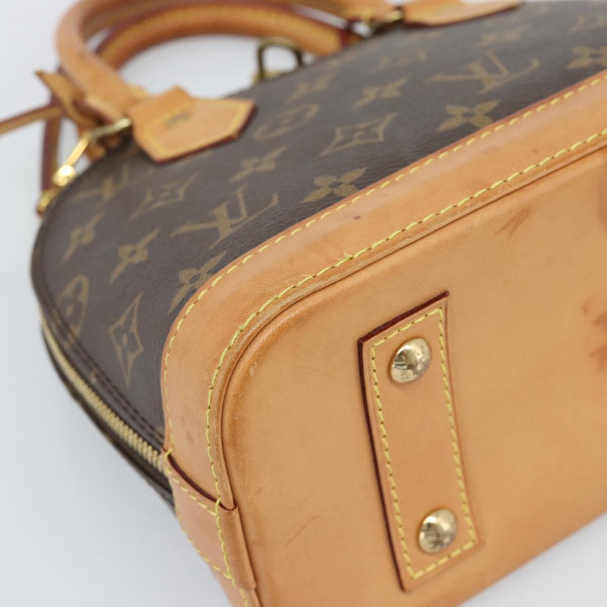 LOUIS VUITTON Monogram Alma BB Hand Bag 2way M53152 LV Auth 186581A