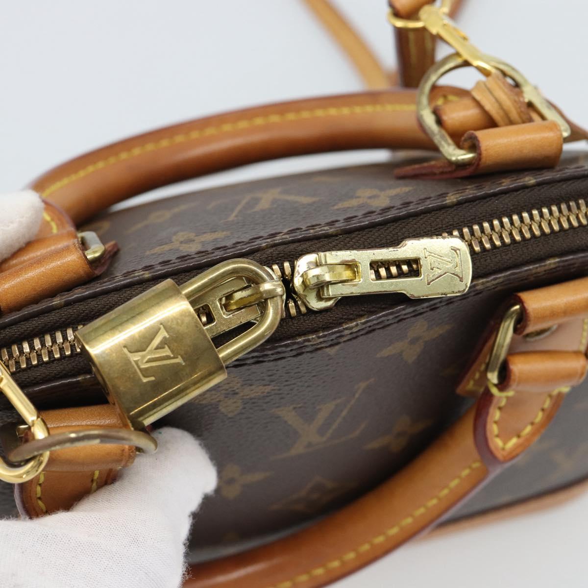 LOUIS VUITTON Monogram Alma BB Hand Bag 2way M53152 LV Auth 186581A