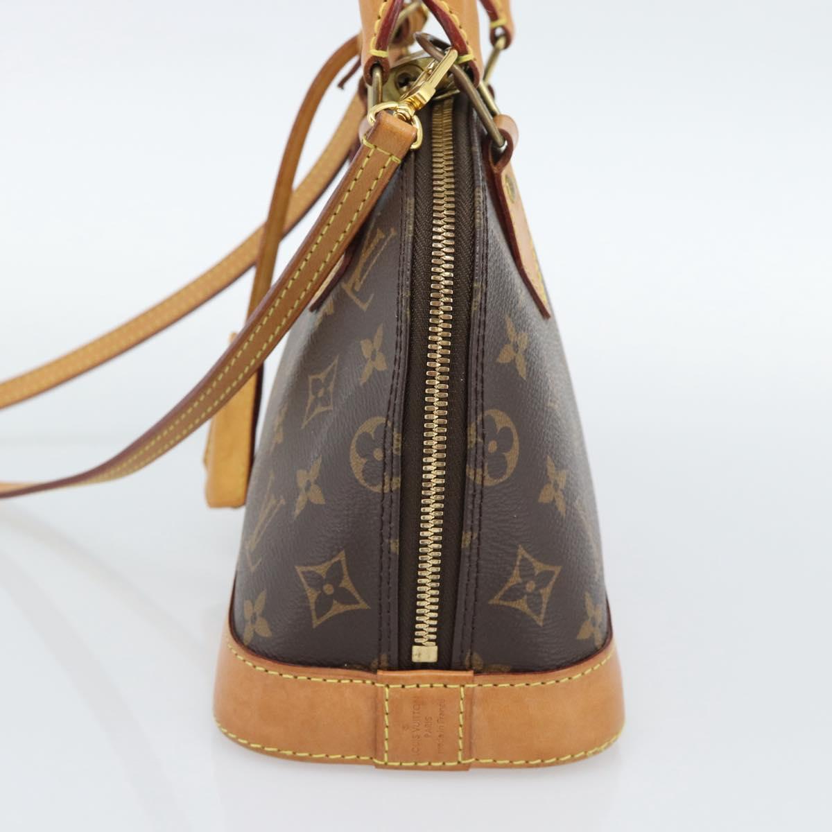 LOUIS VUITTON Monogram Alma BB Hand Bag 2way M53152 LV Auth 186581A