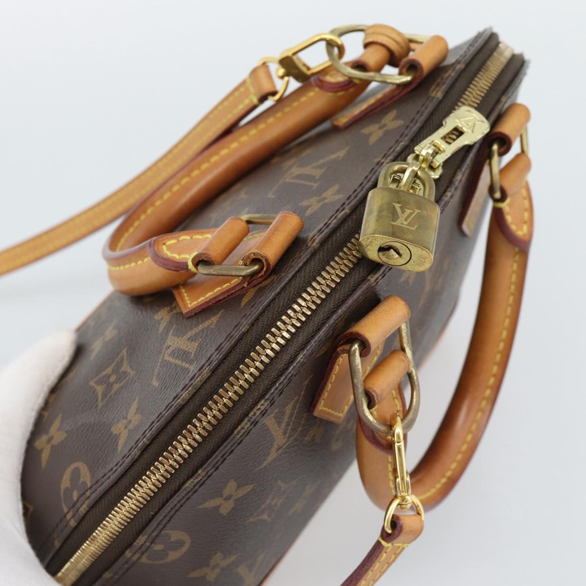 LOUIS VUITTON Monogram Alma BB Hand Bag 2way M53152 LV Auth 186581A
