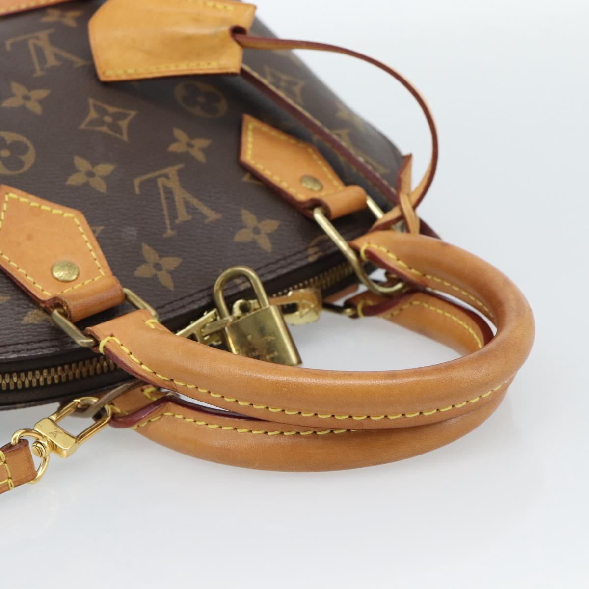 LOUIS VUITTON Monogram Alma BB Hand Bag 2way M53152 LV Auth 186581A