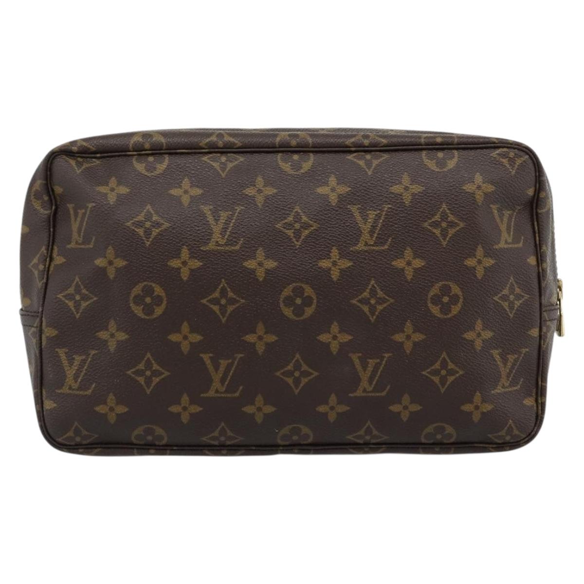 LOUIS VUITTON Monogram Trousse Toilette 28 Clutch Bag M47522 LV Auth 186583A