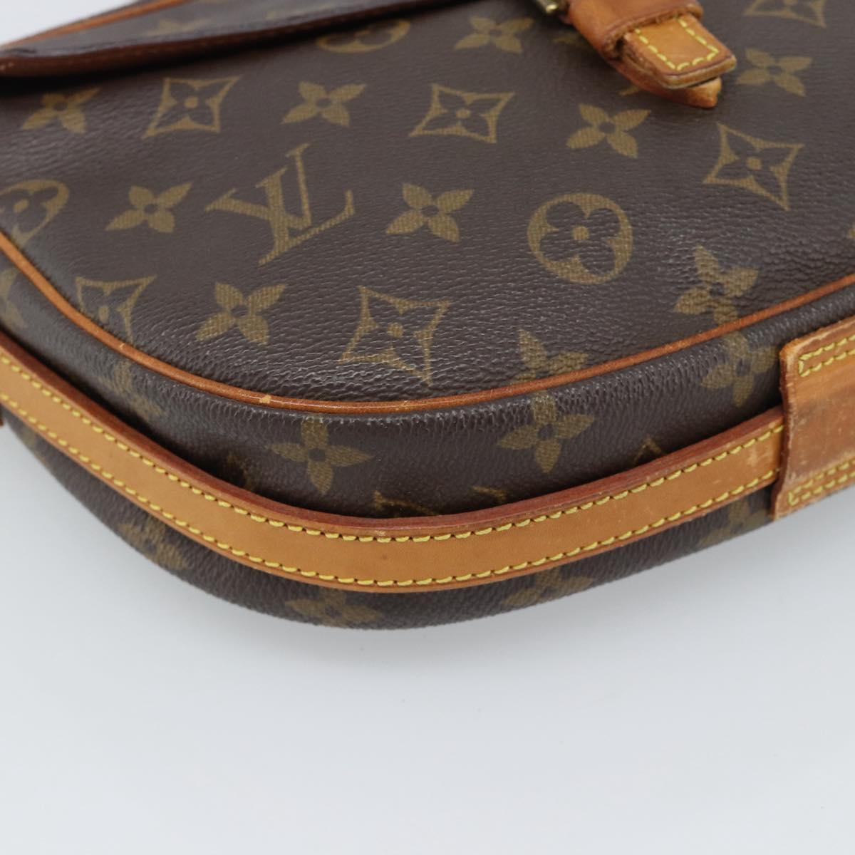 LOUIS VUITTON Monogram Jeune Fille MM Shoulder Bag M51226 LV Auth 186584