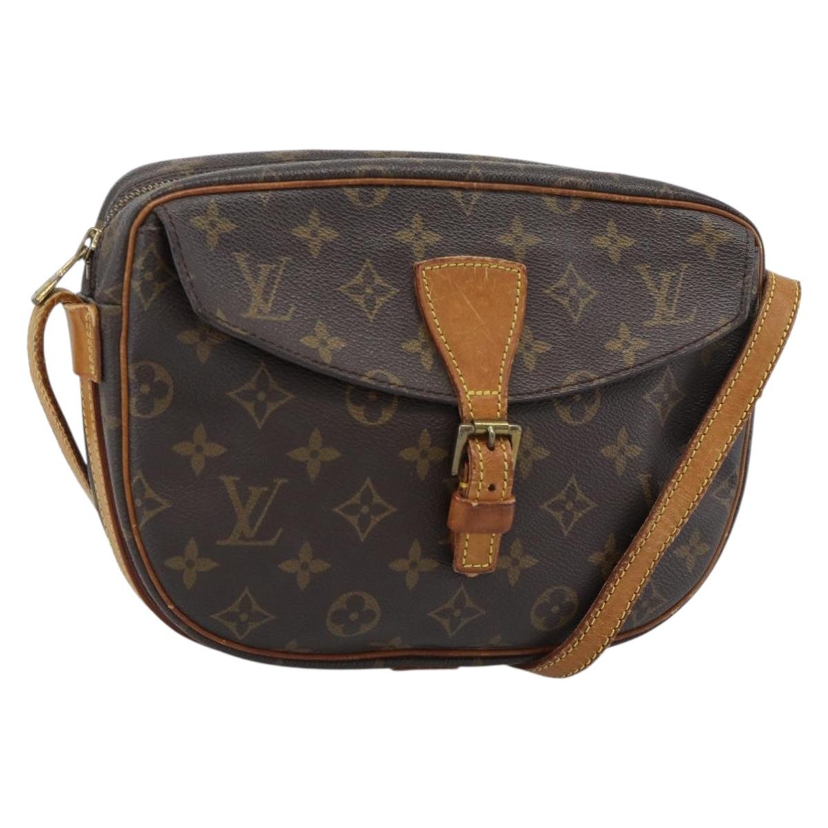 LOUIS VUITTON Monogram Jeune Fille MM Shoulder Bag M51226 LV Auth 186584