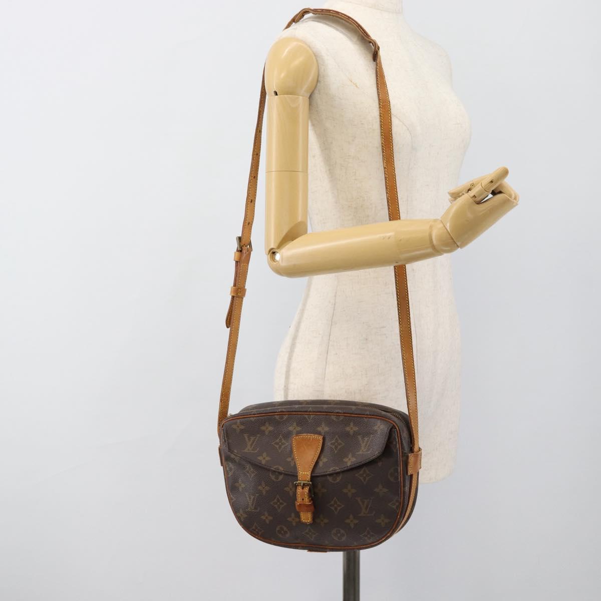 LOUIS VUITTON Monogram Jeune Fille MM Shoulder Bag M51226 LV Auth 186584