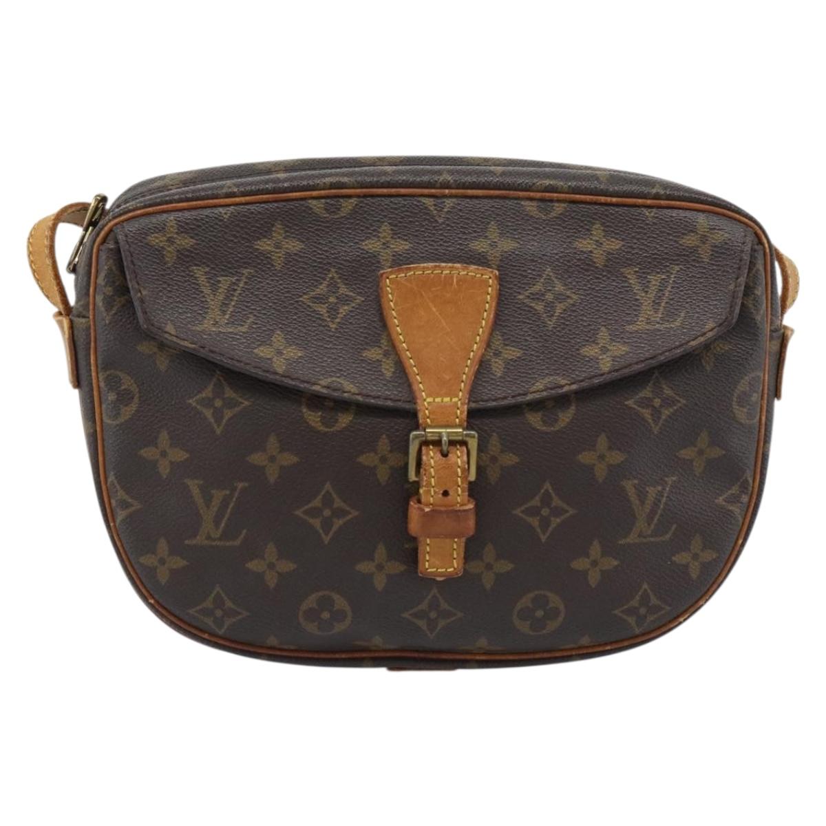 LOUIS VUITTON Monogram Jeune Fille MM Shoulder Bag M51226 LV Auth 186584