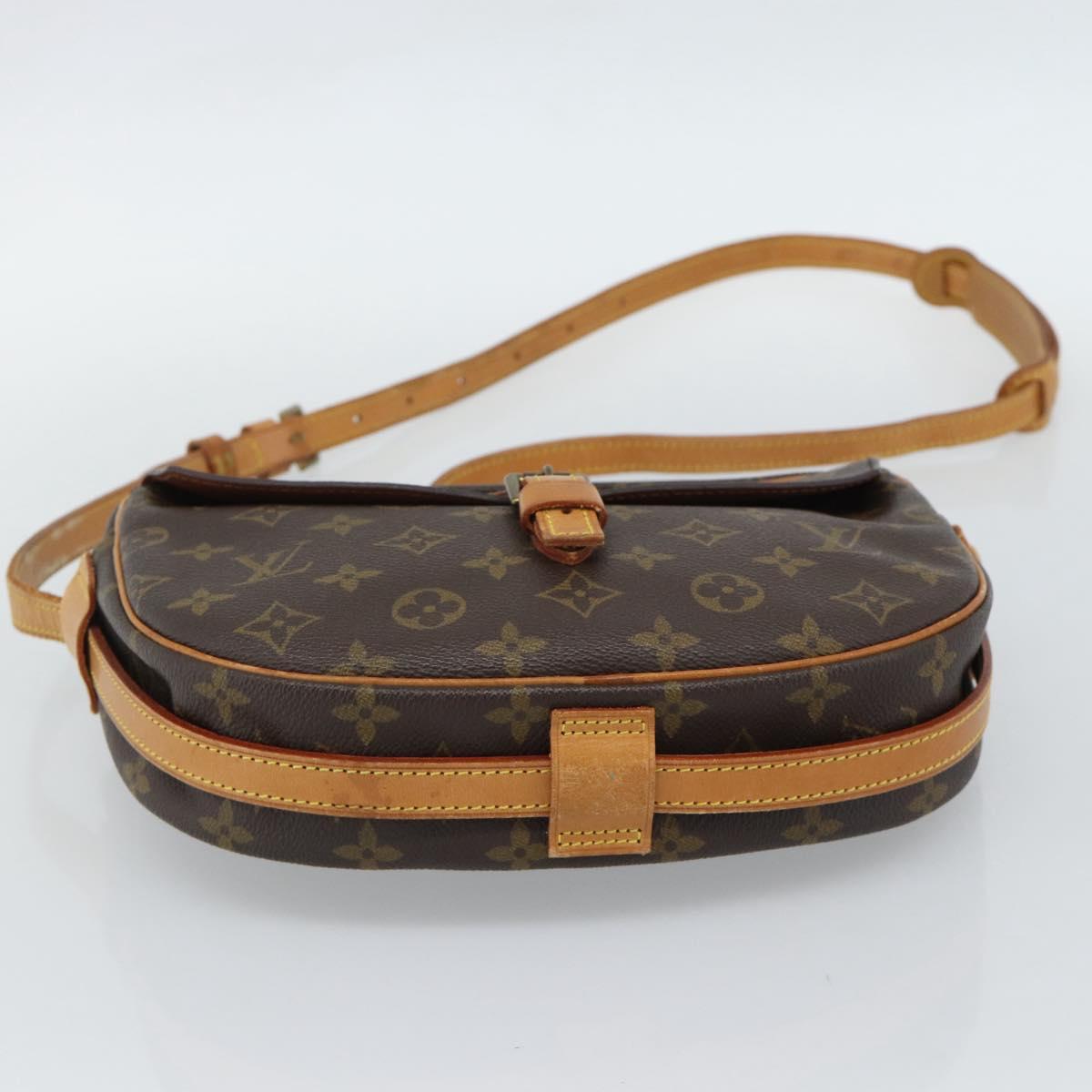 LOUIS VUITTON Monogram Jeune Fille MM Shoulder Bag M51226 LV Auth 186585