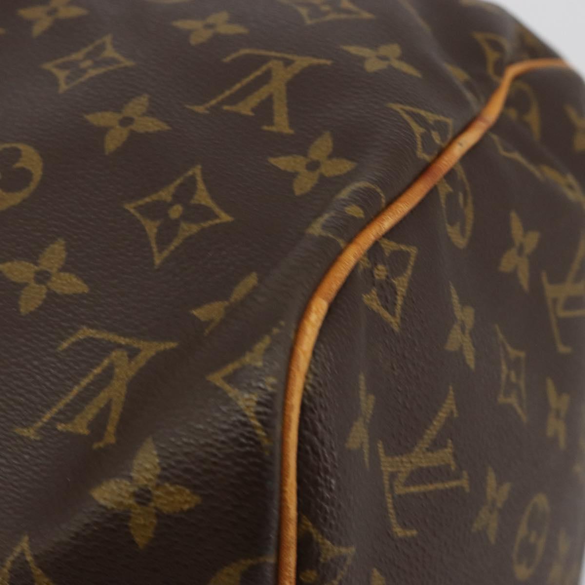 LOUIS VUITTON Monogram Keepall 55 Boston Bag M41424 LV Auth 186586