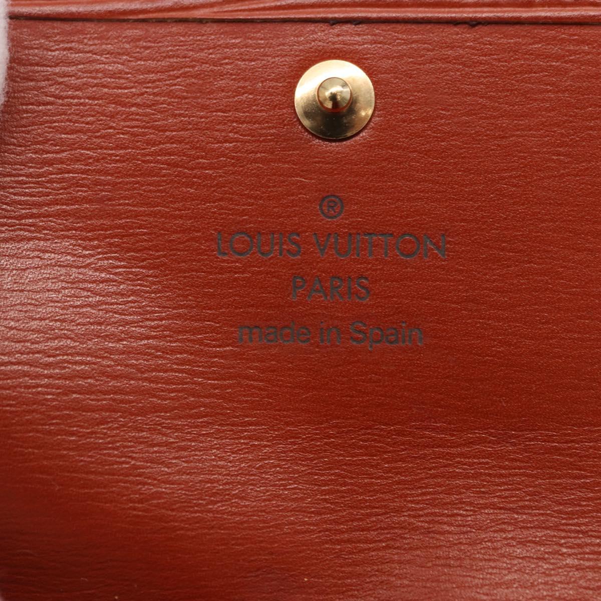 LOUIS VUITTON Epi Multicles 6 Key Case Brown M63813 LV Auth 186605A