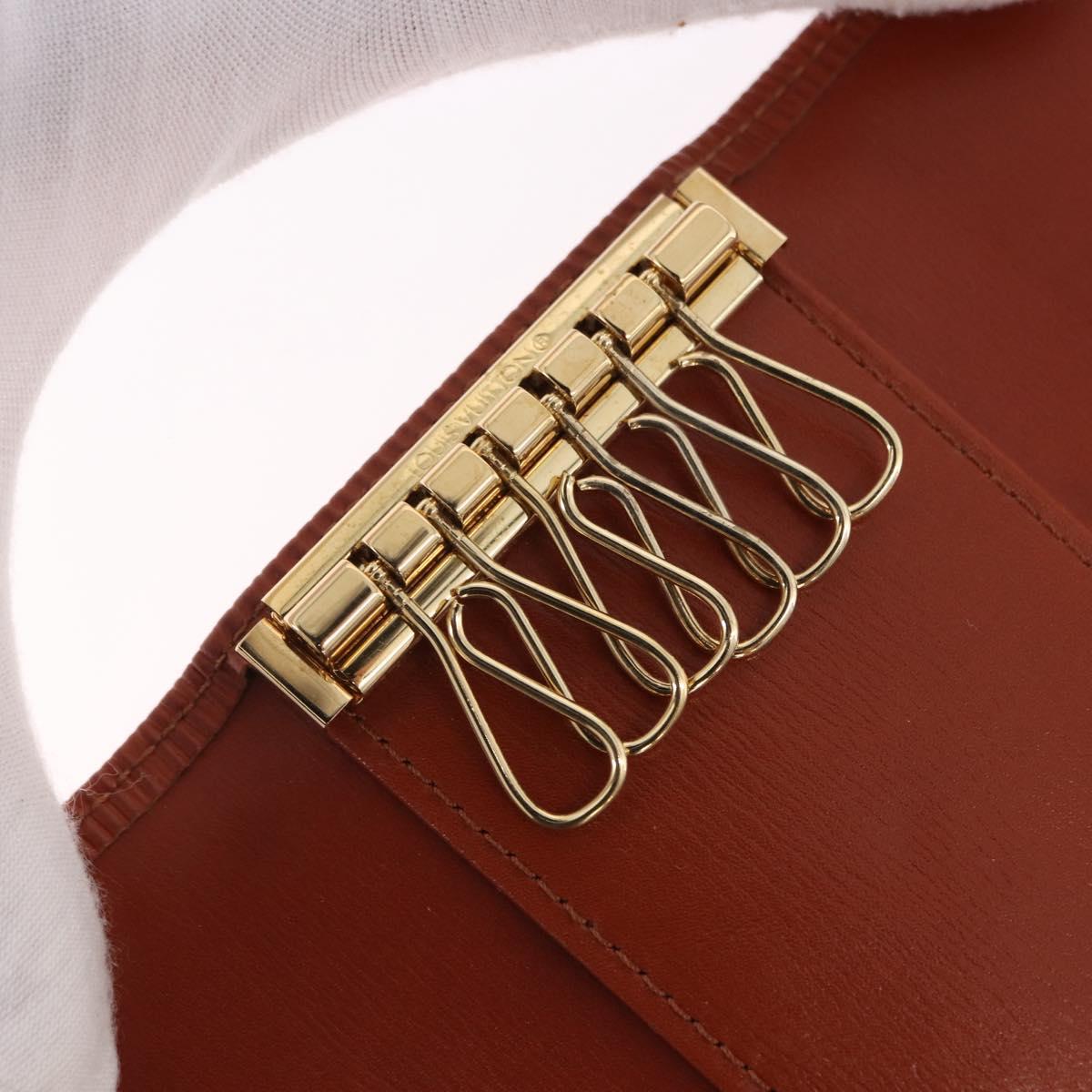 LOUIS VUITTON Epi Multicles 6 Key Case Brown M63813 LV Auth 186605A