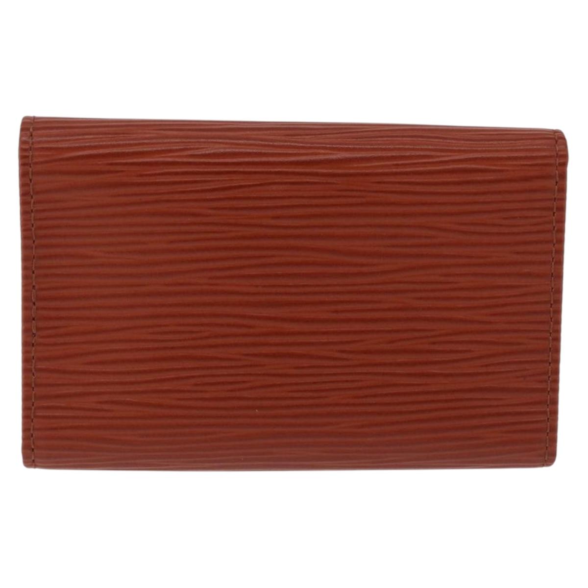 LOUIS VUITTON Epi Multicles 6 Key Case Brown M63813 LV Auth 186605A