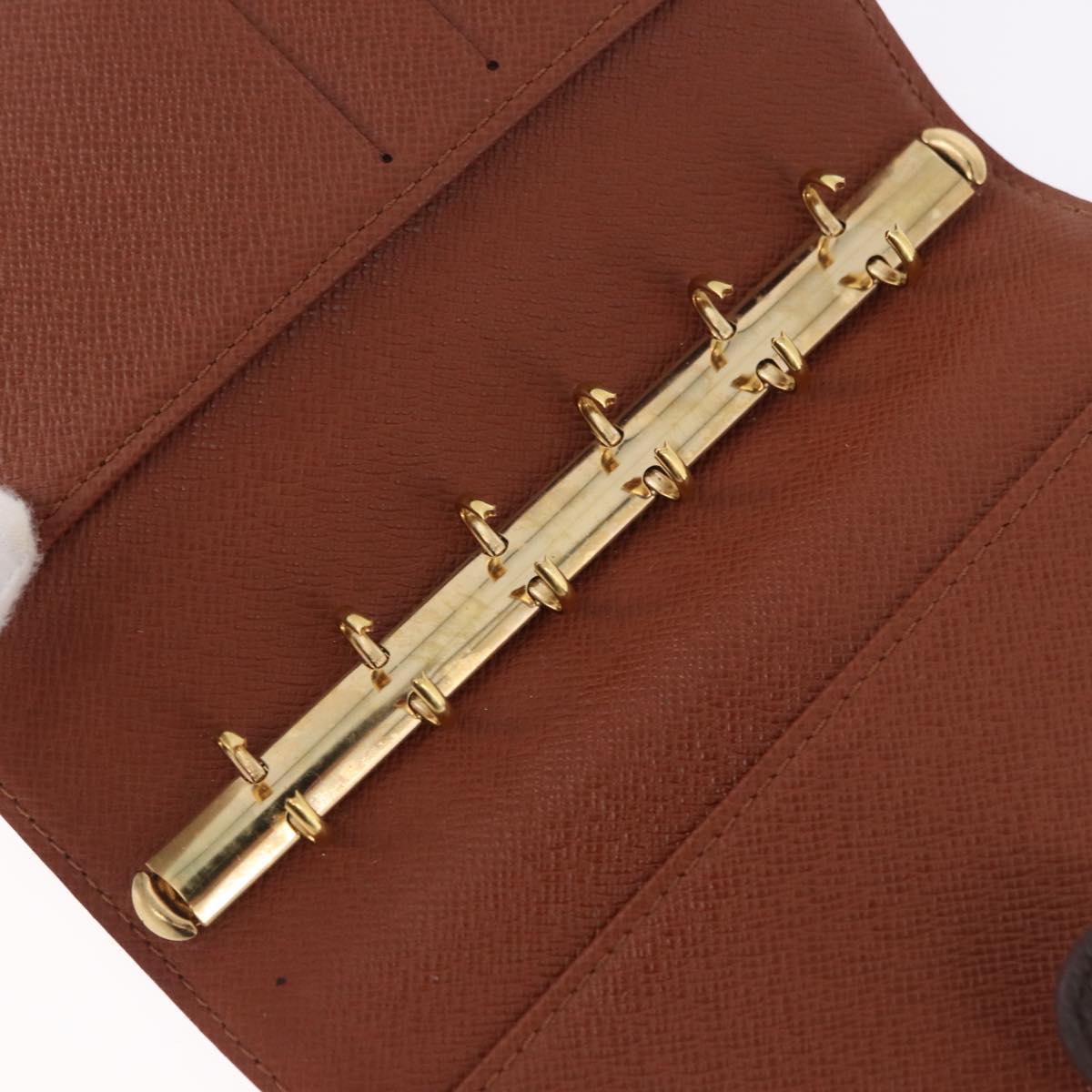 LOUIS VUITTON Monogram Agenda PM Day Planner Cover R20005 LV Auth 186606A