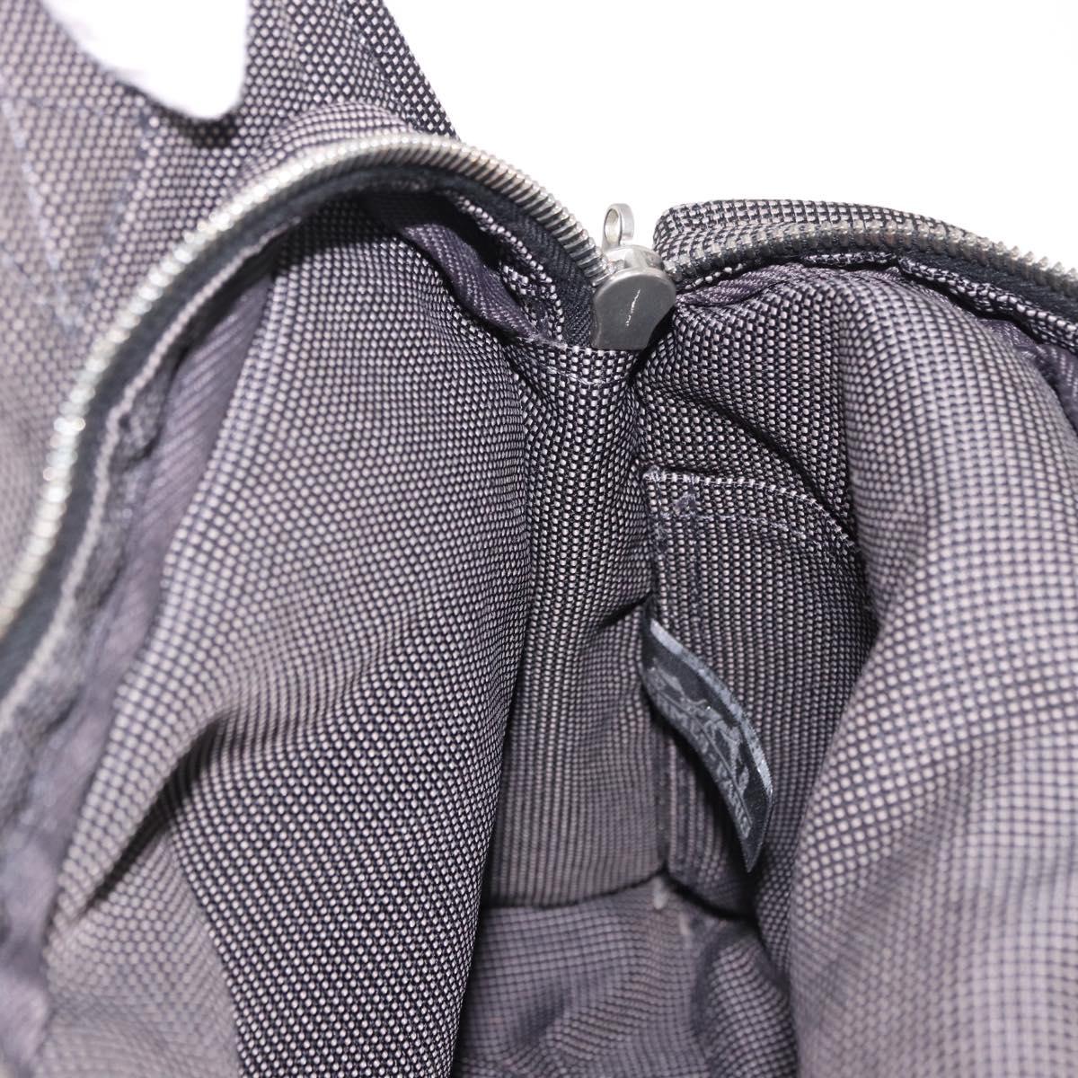 HERMES Her Line A Dos PM Backpack Canvas Gray Silver Auth 186618A
