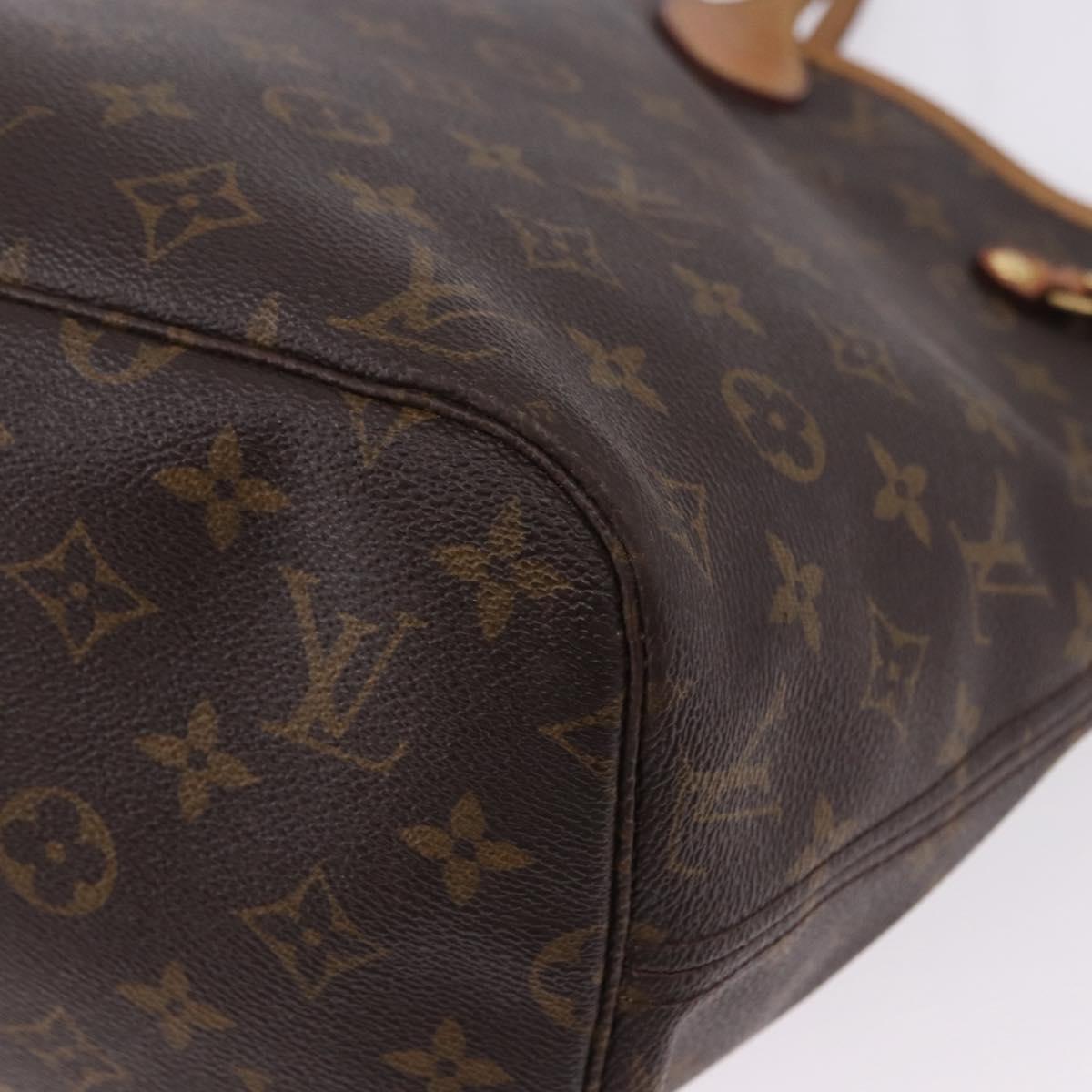 LOUIS VUITTON Monogram Neverfull MM Tote Bag ""Strong Odor"" M40156 Auth 186619