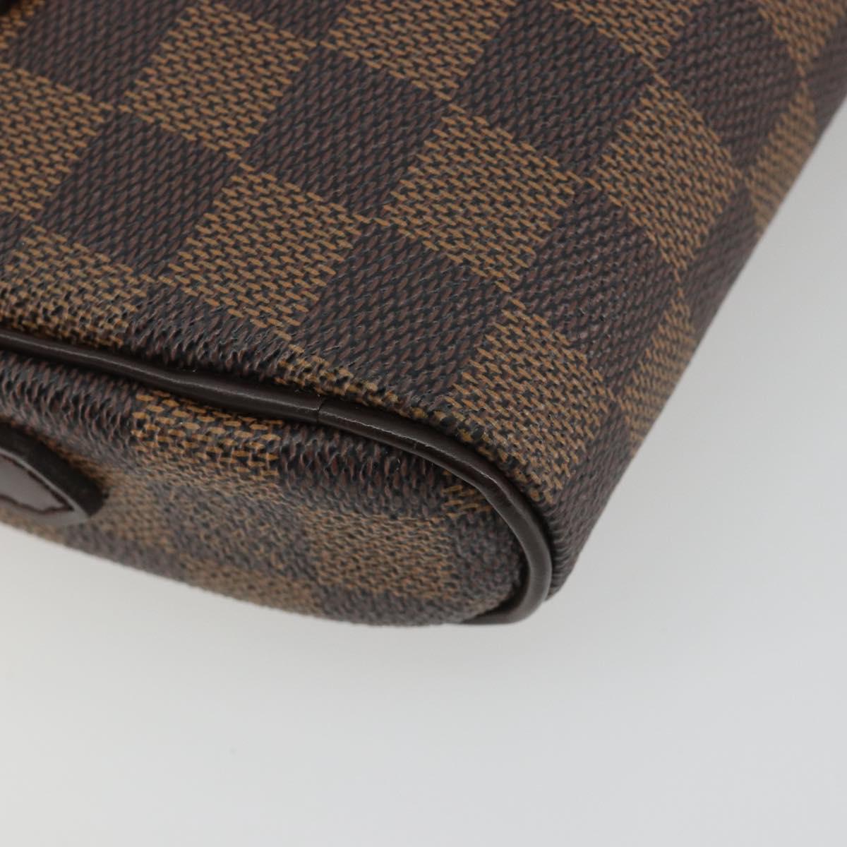 LOUIS VUITTON Damier Ebene Pochette Ipanema Shoulder Bag N51296 LV Auth 186622A