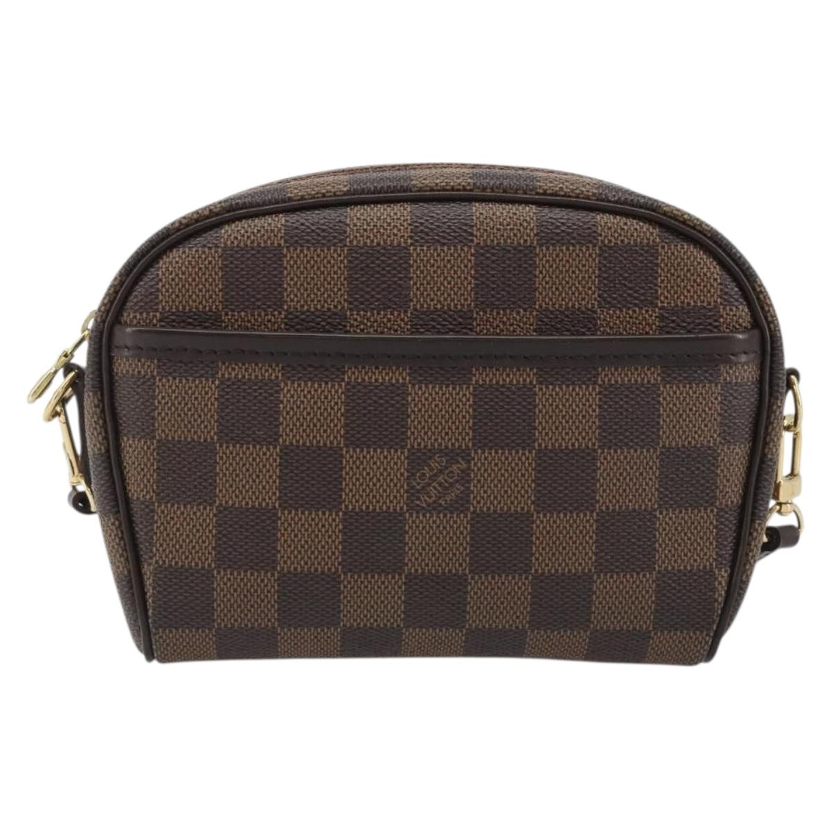 LOUIS VUITTON Damier Ebene Pochette Ipanema Shoulder Bag N51296 LV Auth 186622A