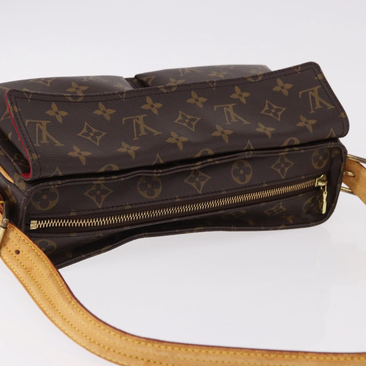 LOUIS VUITTON Monogram Viva Cite MM Shoulder Bag M51164 LV Auth 186624