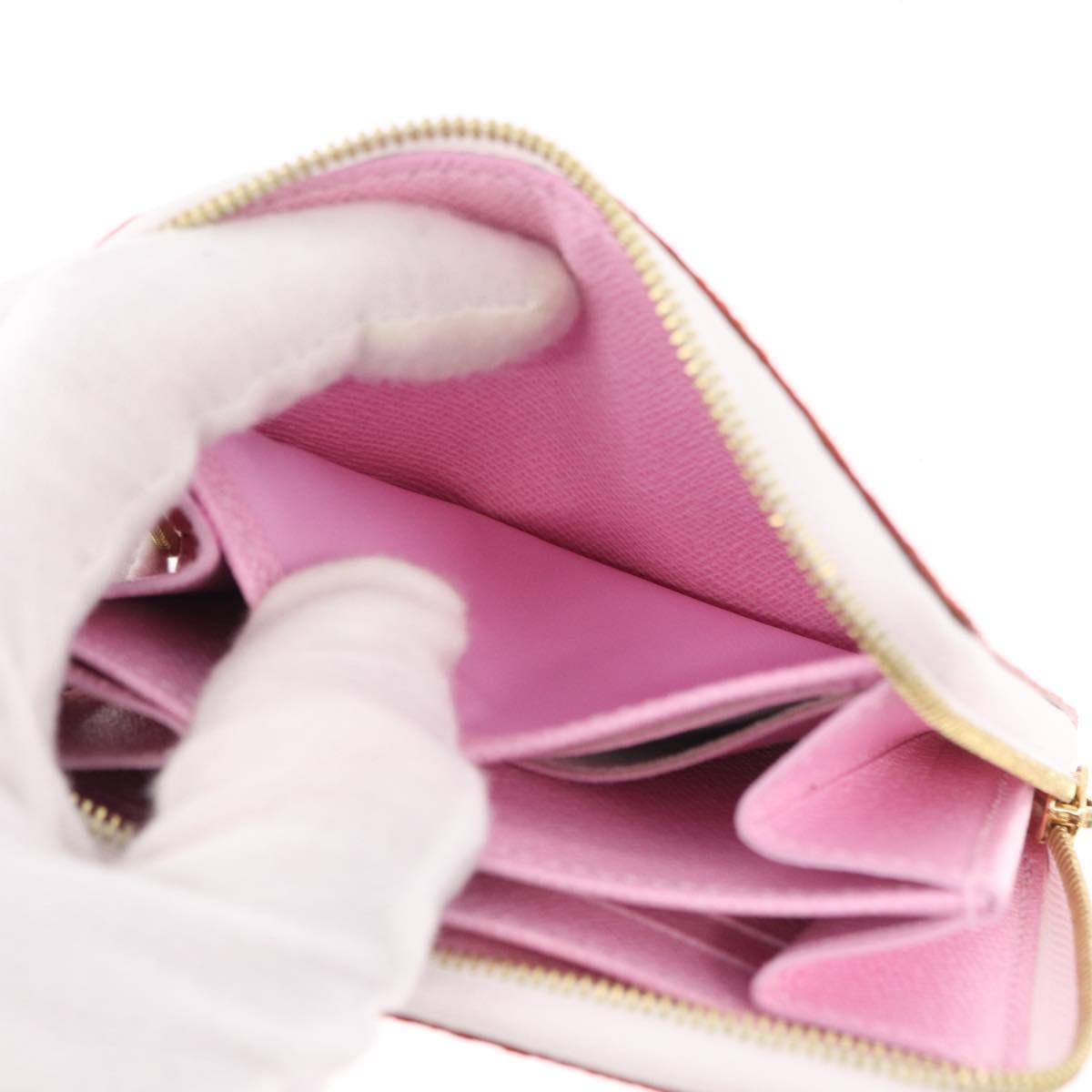 LOUIS VUITTON Monogram Multicolor Zippy Coin Purse White M93741 Auth 186626SAM