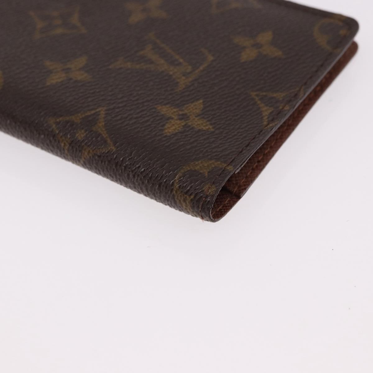 LOUIS VUITTON Monogram Agenda Poche Note Cover R20503 LV Auth 186628A