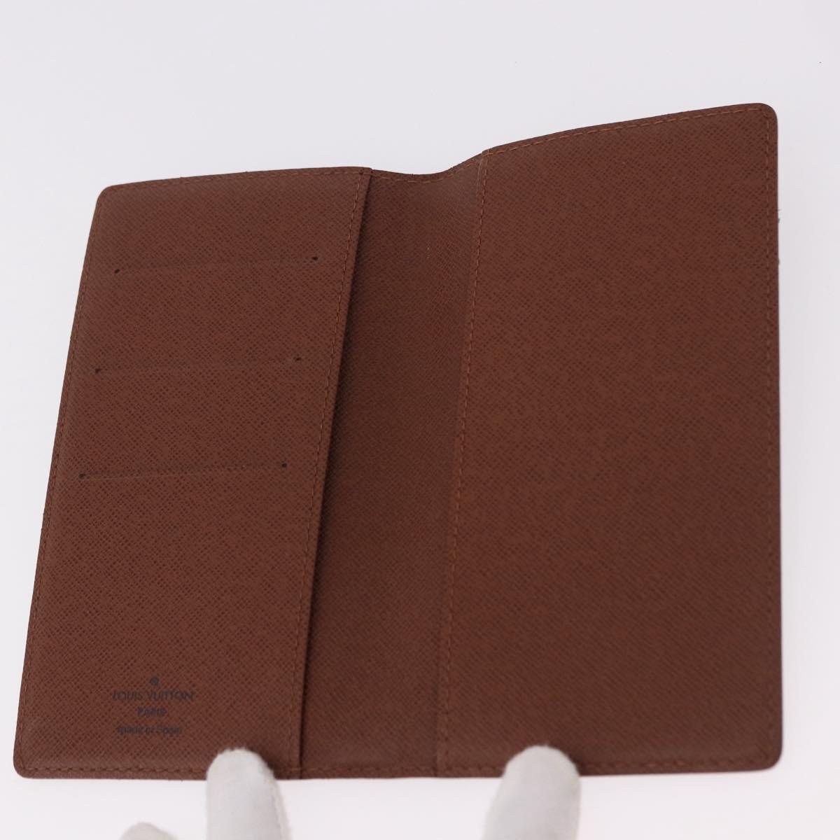 LOUIS VUITTON Monogram Agenda Poche Note Cover R20503 LV Auth 186628A