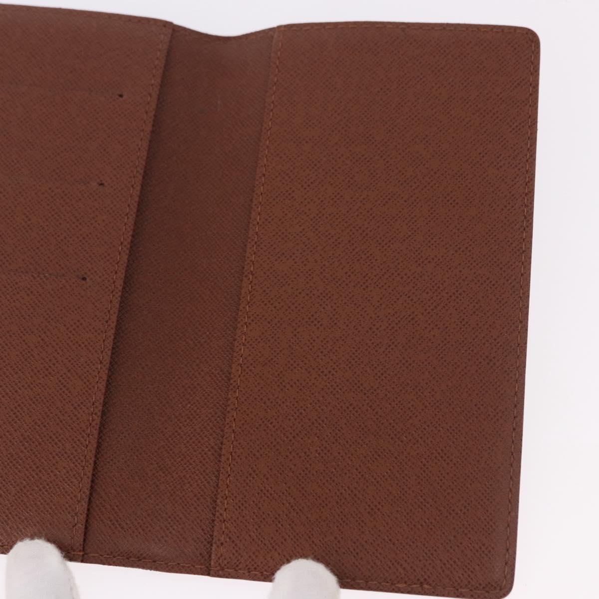 LOUIS VUITTON Monogram Agenda Poche Note Cover R20503 LV Auth 186628A