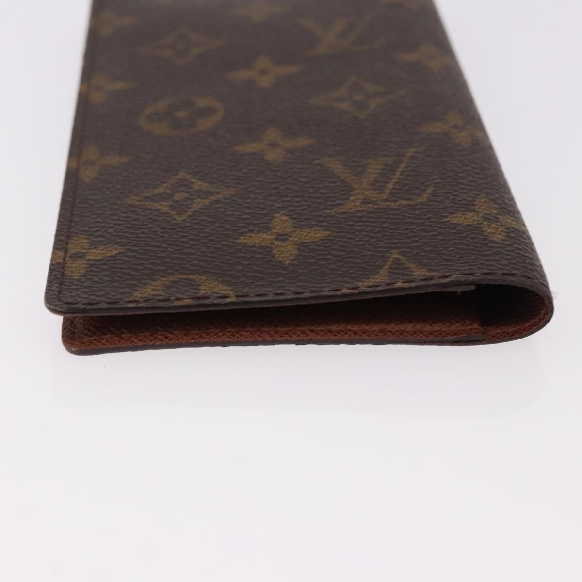 LOUIS VUITTON Monogram Agenda Poche Note Cover R20503 LV Auth 186628A