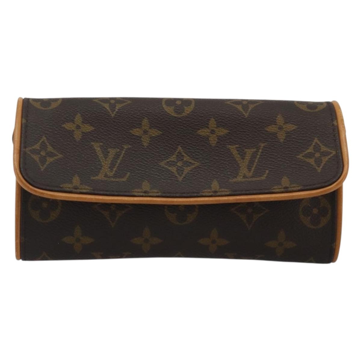 LOUIS VUITTON Monogram Pochette Twin PM Shoulder Bag M51854 LV Auth 186629A