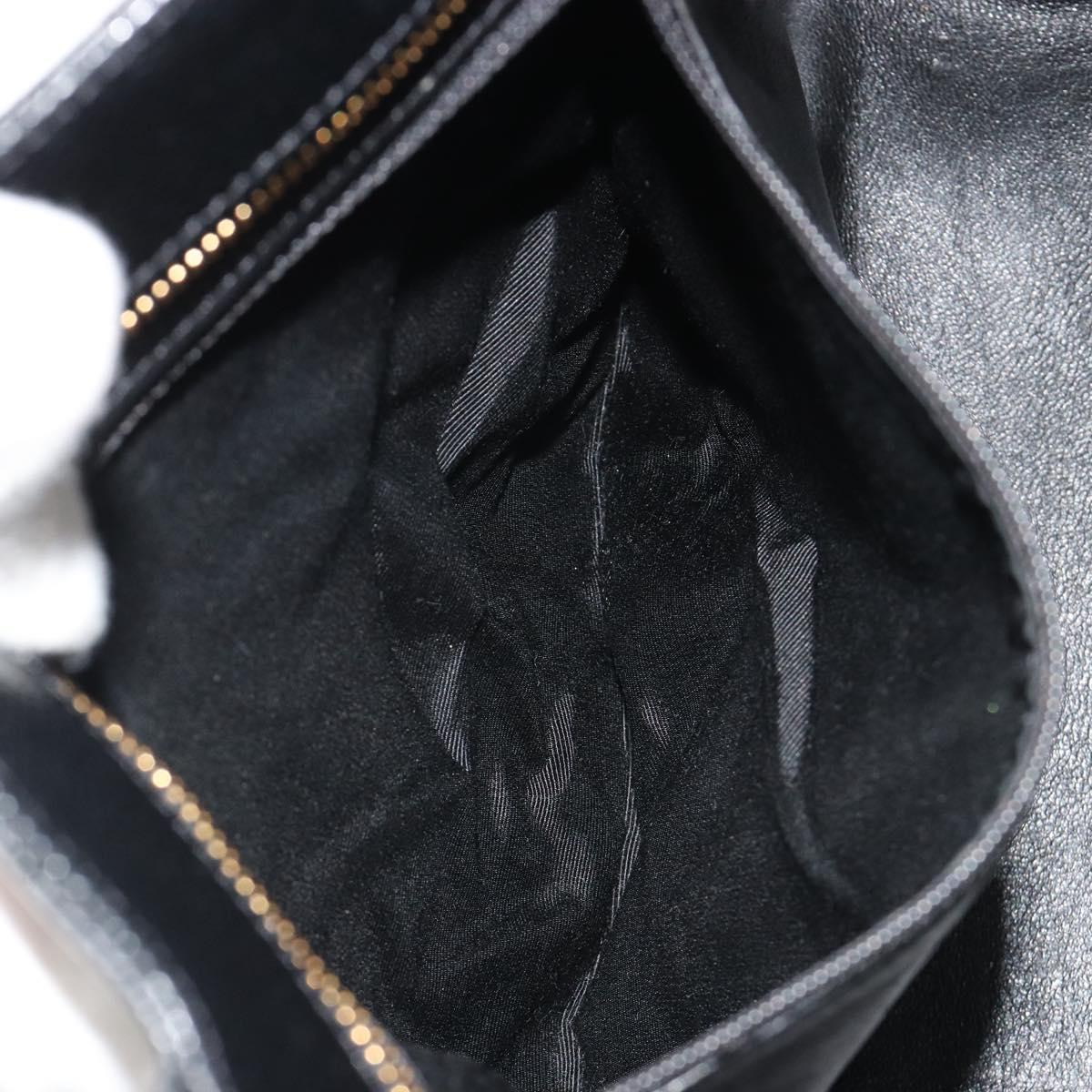 CHANEL Standard Tote Bag Caviar Skin Black Gold CC Auth 186633SAM