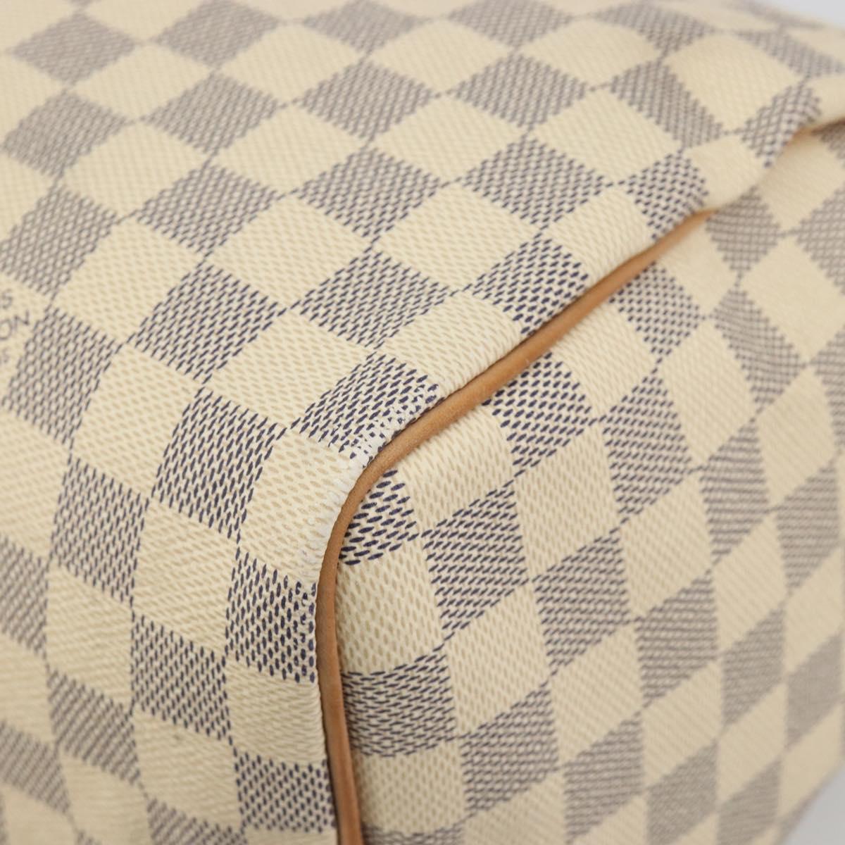 LOUIS VUITTON Damier Azur Speedy 30 Hand Bag N41533 LV Auth 186634A