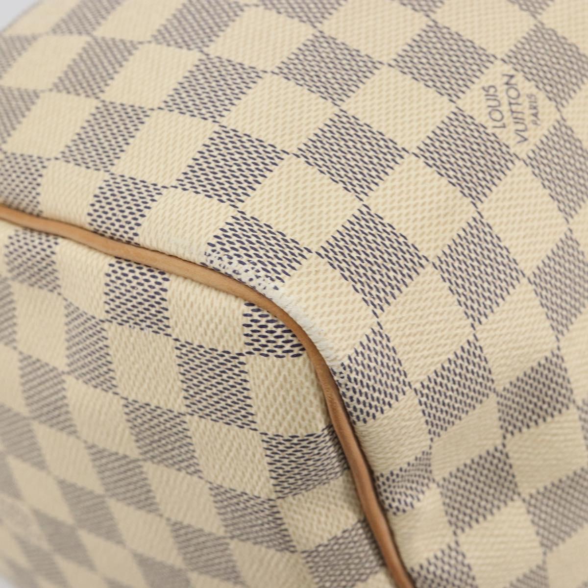 LOUIS VUITTON Damier Azur Speedy 30 Hand Bag N41533 LV Auth 186634A