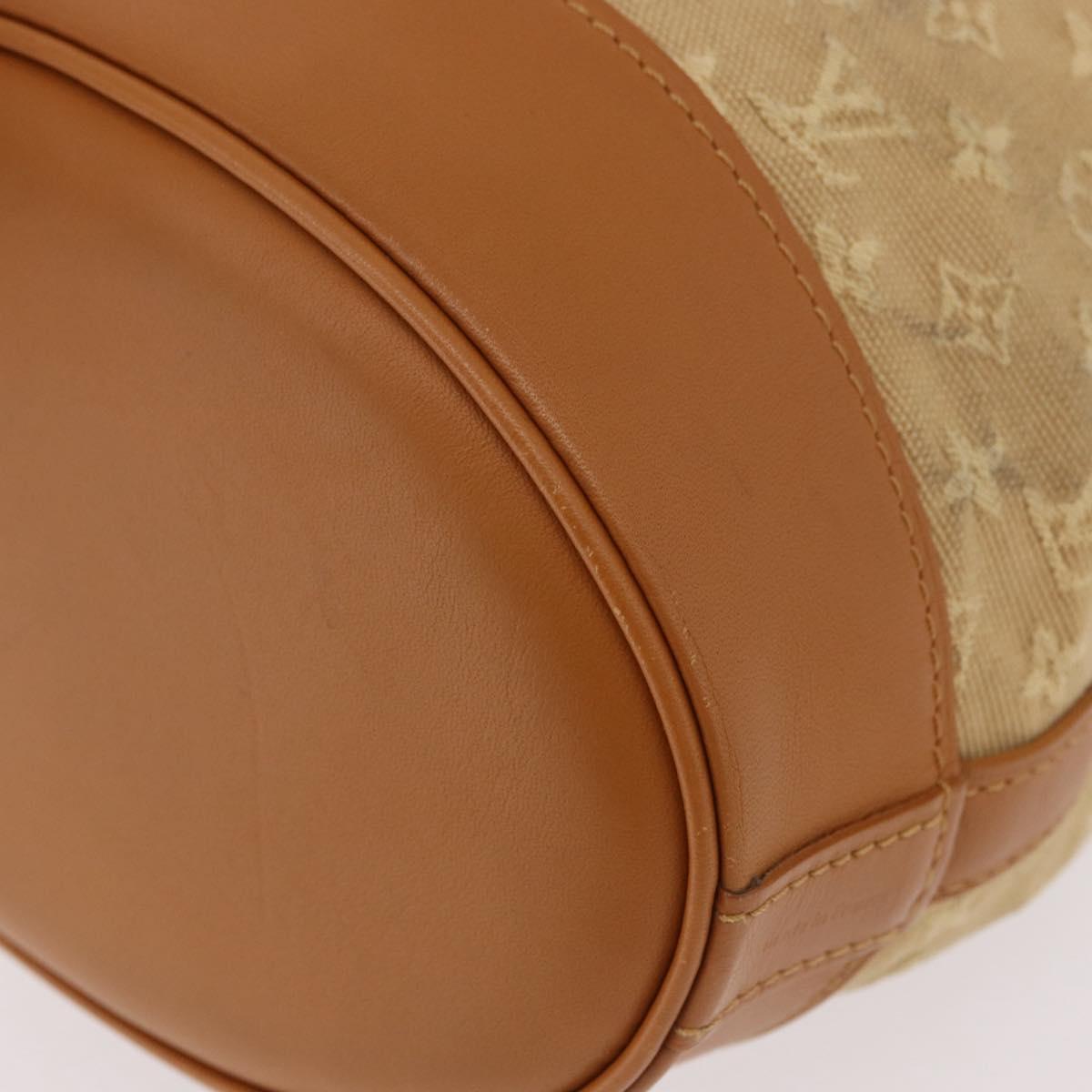 LOUIS VUITTON Monogram Mini Noelie Shoulder Bag Beige M92689 LV Auth 186638V