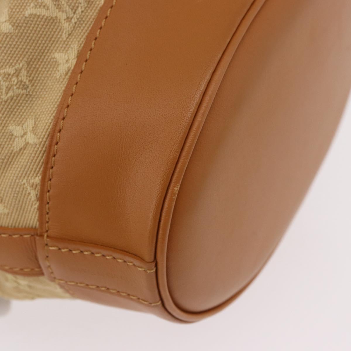 LOUIS VUITTON Monogram Mini Noelie Shoulder Bag Beige M92689 LV Auth 186638V