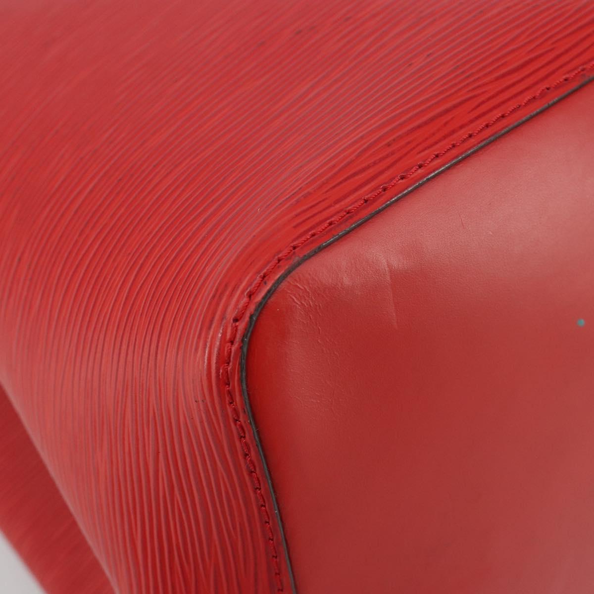 LOUIS VUITTON Epi Neonoe Shoulder Bag Red Coklico M54365 LV Auth 186641V