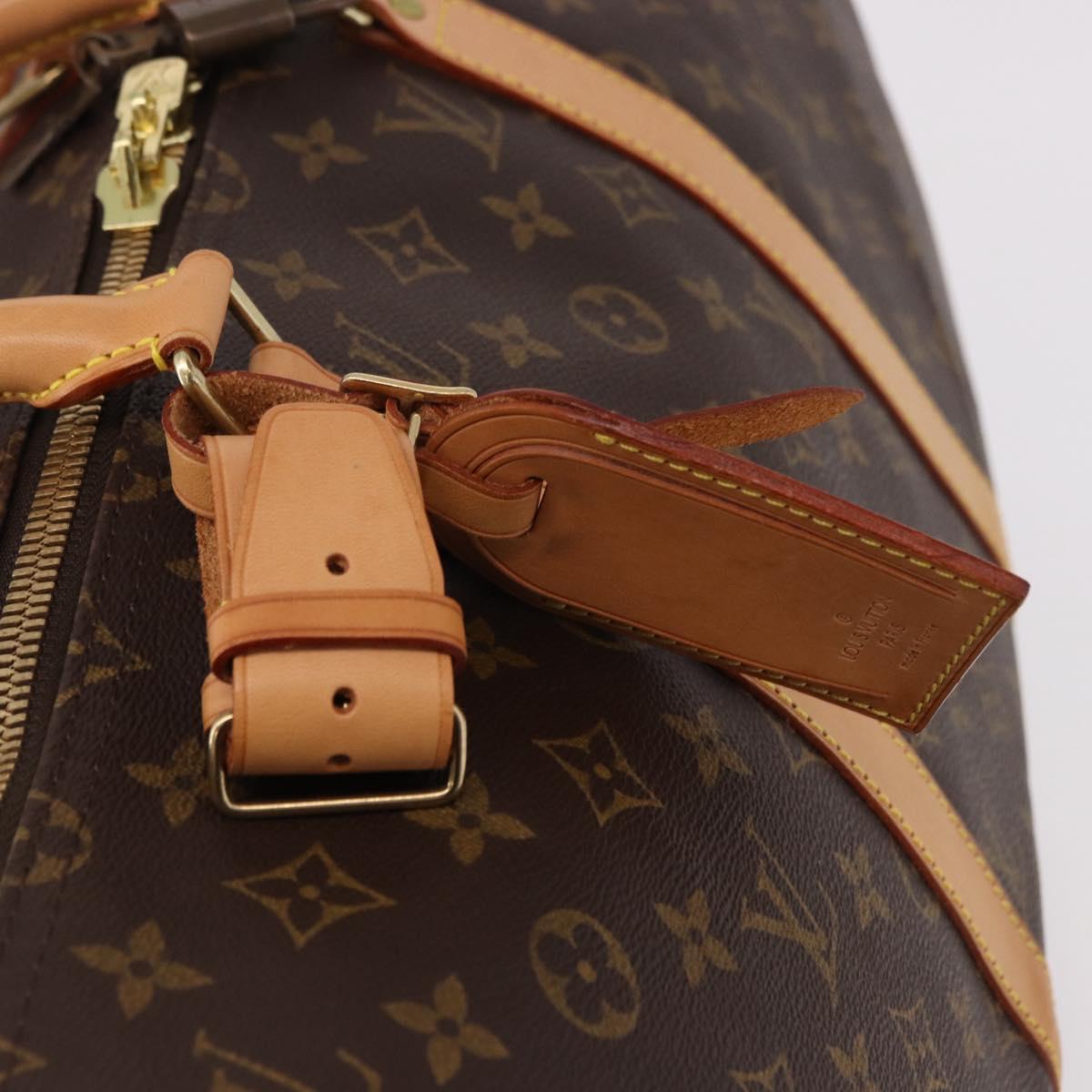 LOUIS VUITTON Monogram Keepall 50 Boston Bag M41426 LV Auth 186643A