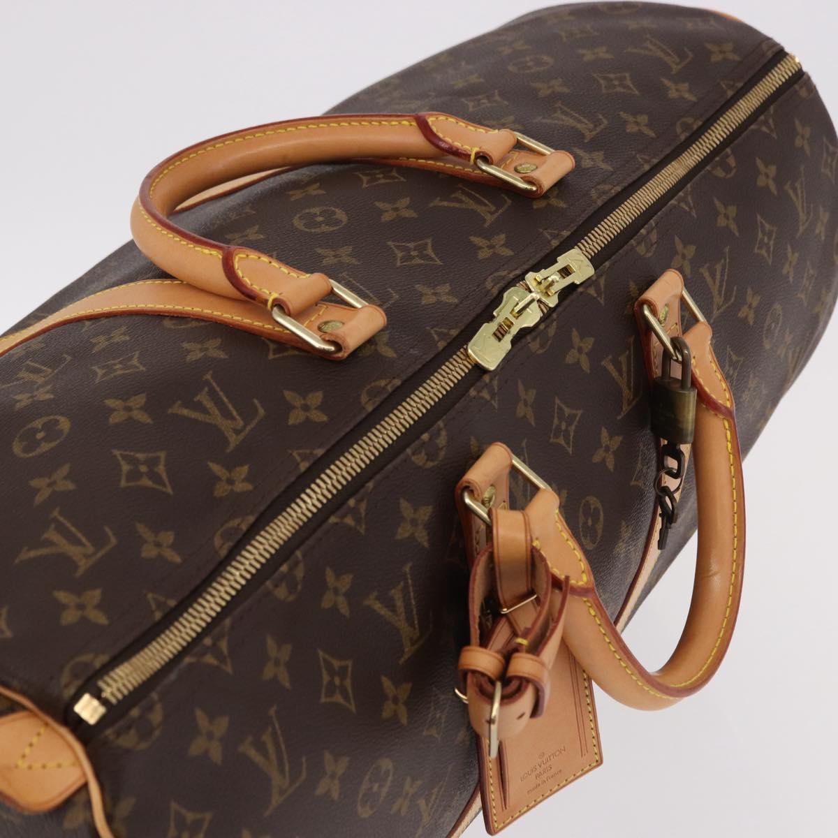 LOUIS VUITTON Monogram Keepall 50 Boston Bag M41426 LV Auth 186643A