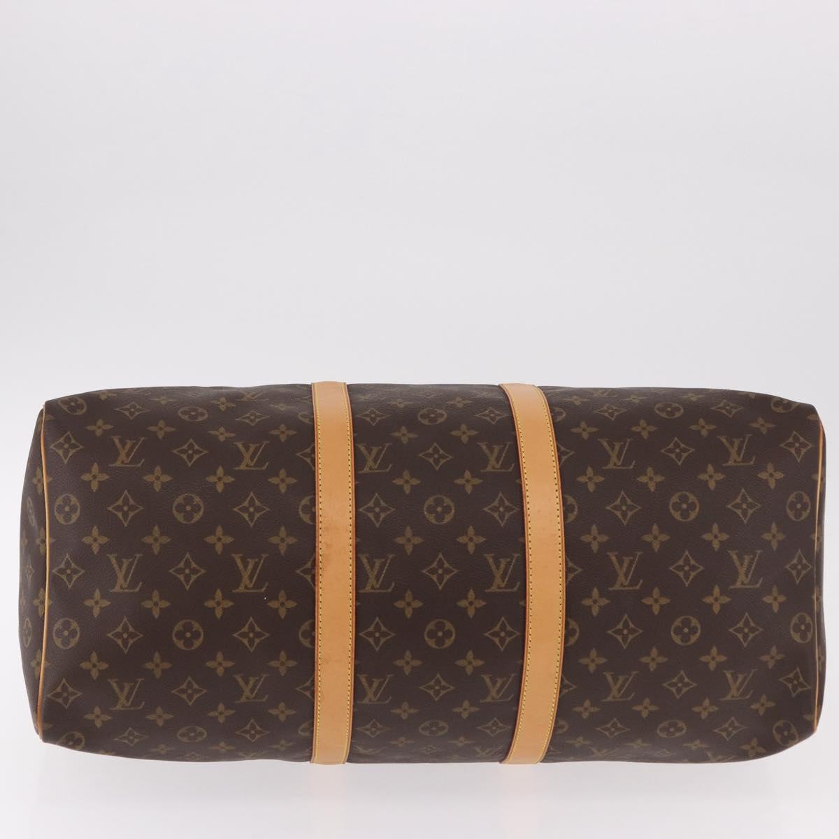 LOUIS VUITTON Monogram Keepall 50 Boston Bag M41426 LV Auth 186643A