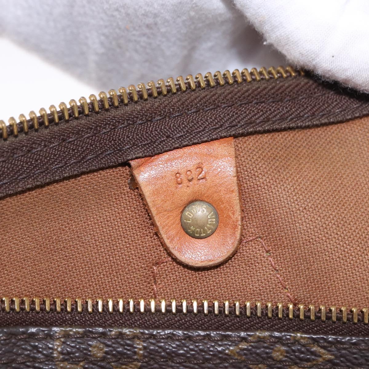 LOUIS VUITTON Monogram Speedy 35 Hand Bag M41524 LV Auth 186664