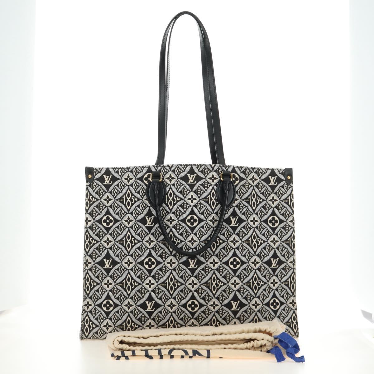 LOUIS VUITTON Monogram Jaguar On The Go GM Bag Black M57207 LV Auth 186669SAM