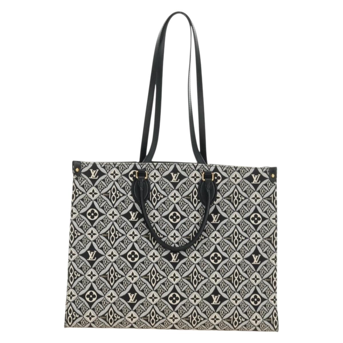 LOUIS VUITTON Monogram Jaguar On The Go GM Bag Black M57207 LV Auth 186669SAM