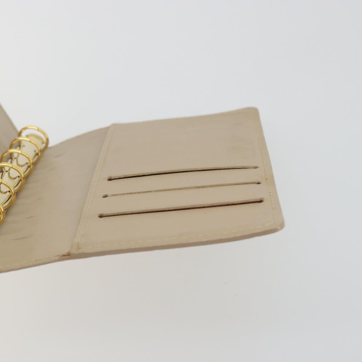 LOUIS VUITTON Monogram Vernis Agenda PM Cover Beige R21001 LV Auth 186685SM