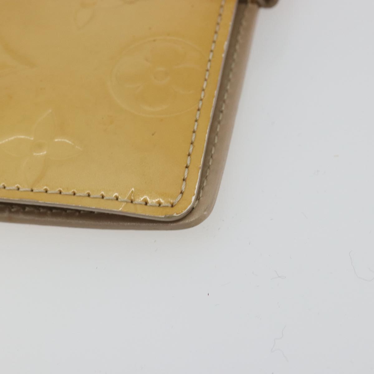 LOUIS VUITTON Monogram Vernis Agenda PM Cover Beige R21001 LV Auth 186685SM